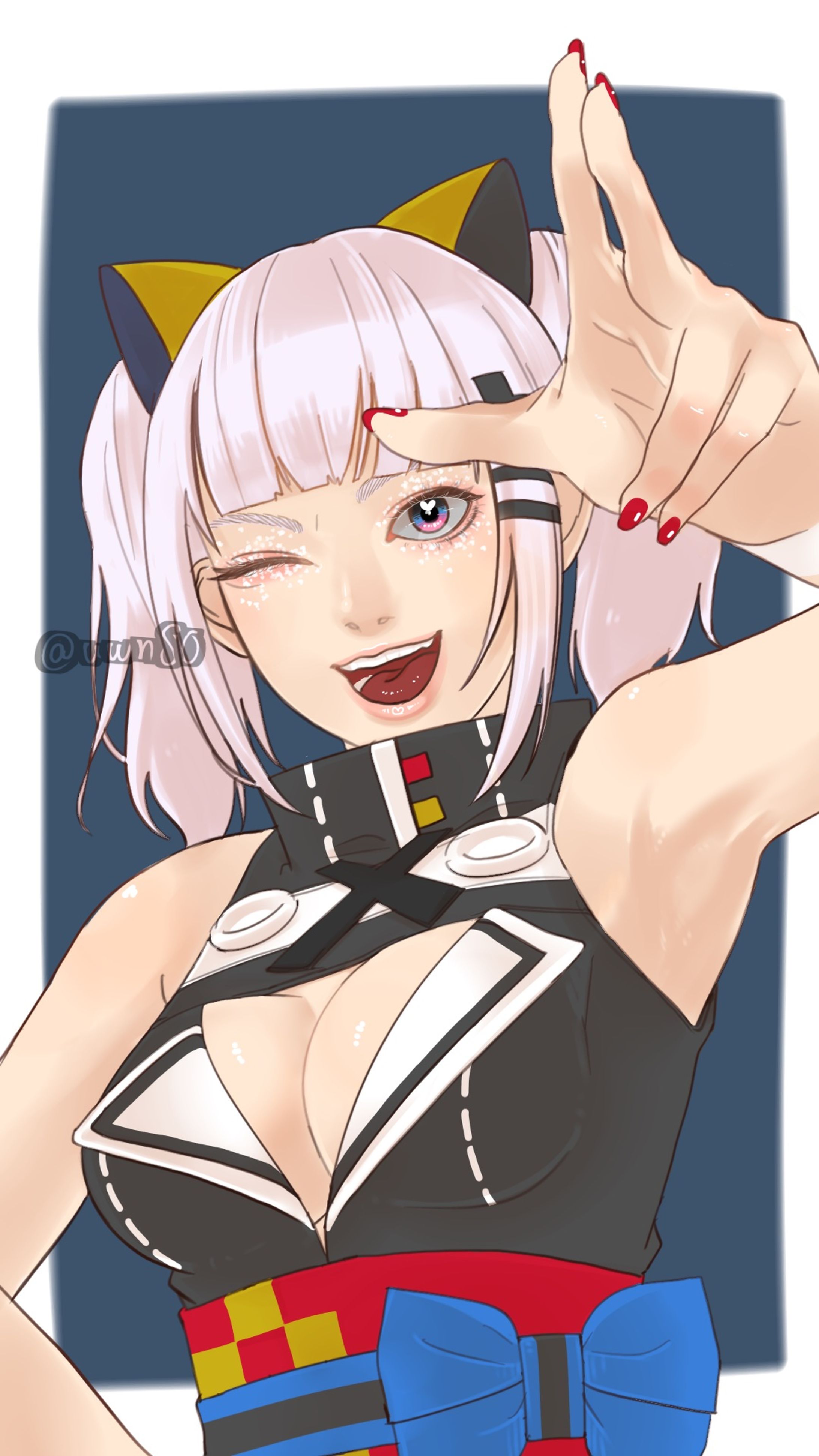 趣味で描いた輝夜月さんです-1