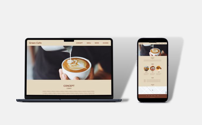 Webサイト｜カフェ