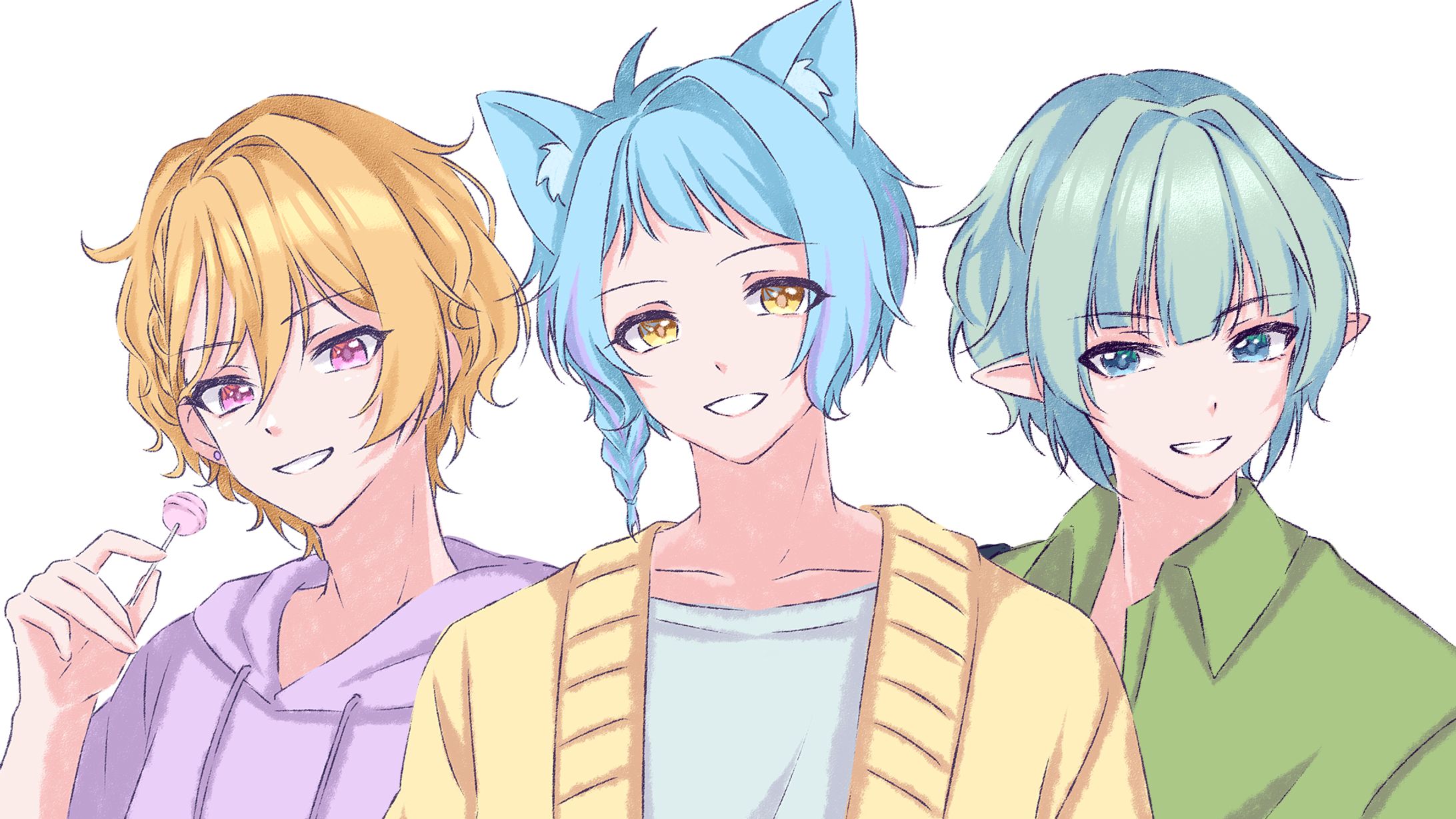 金剛レイ　ショート動画用イラスト-1