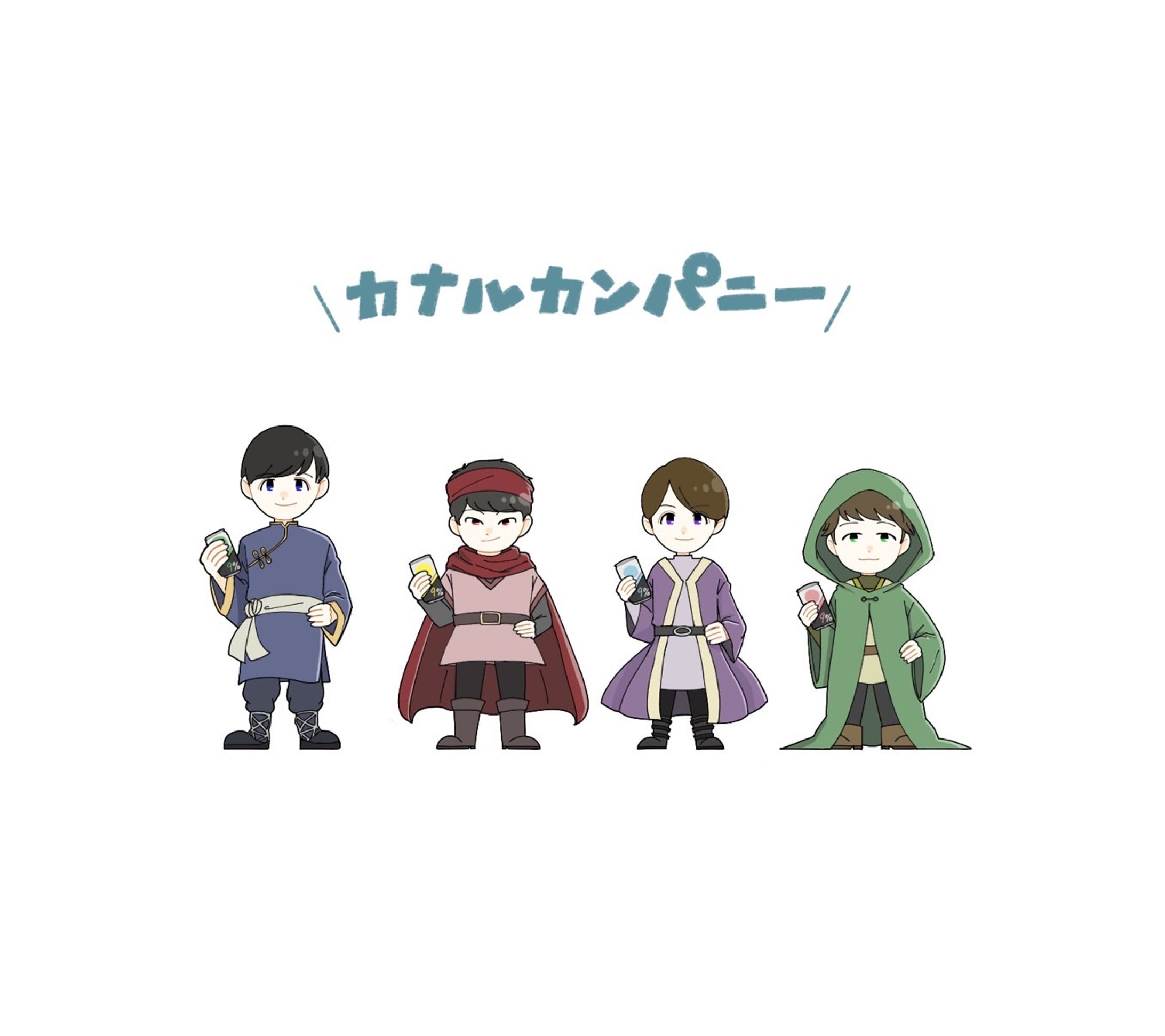 カナルカンパニー様　SNS/YouTube用イラスト-1