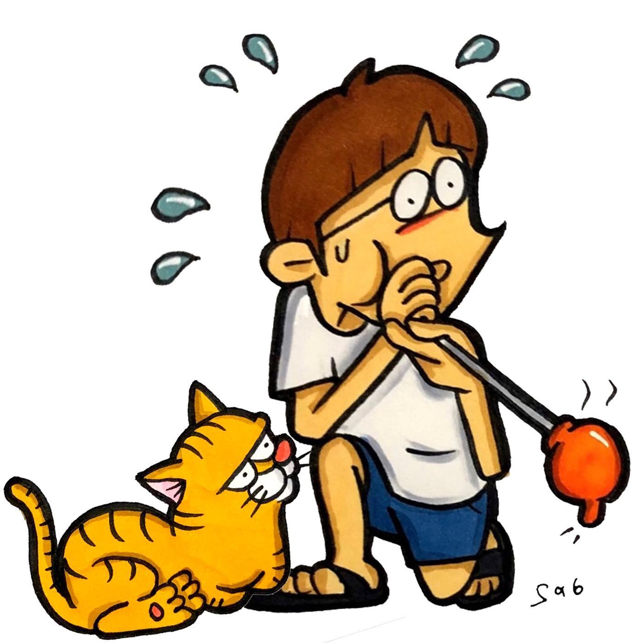 Nice blow!!
#drawing  #illustration #art #artwork #cat #glassblowing #cartoon #イラスト #落書き #イラストレーター #絵 #アート #猫 #猫イラスト #茶トラ #茶トラ女子部 #カートゥーン #吹きガラス-1