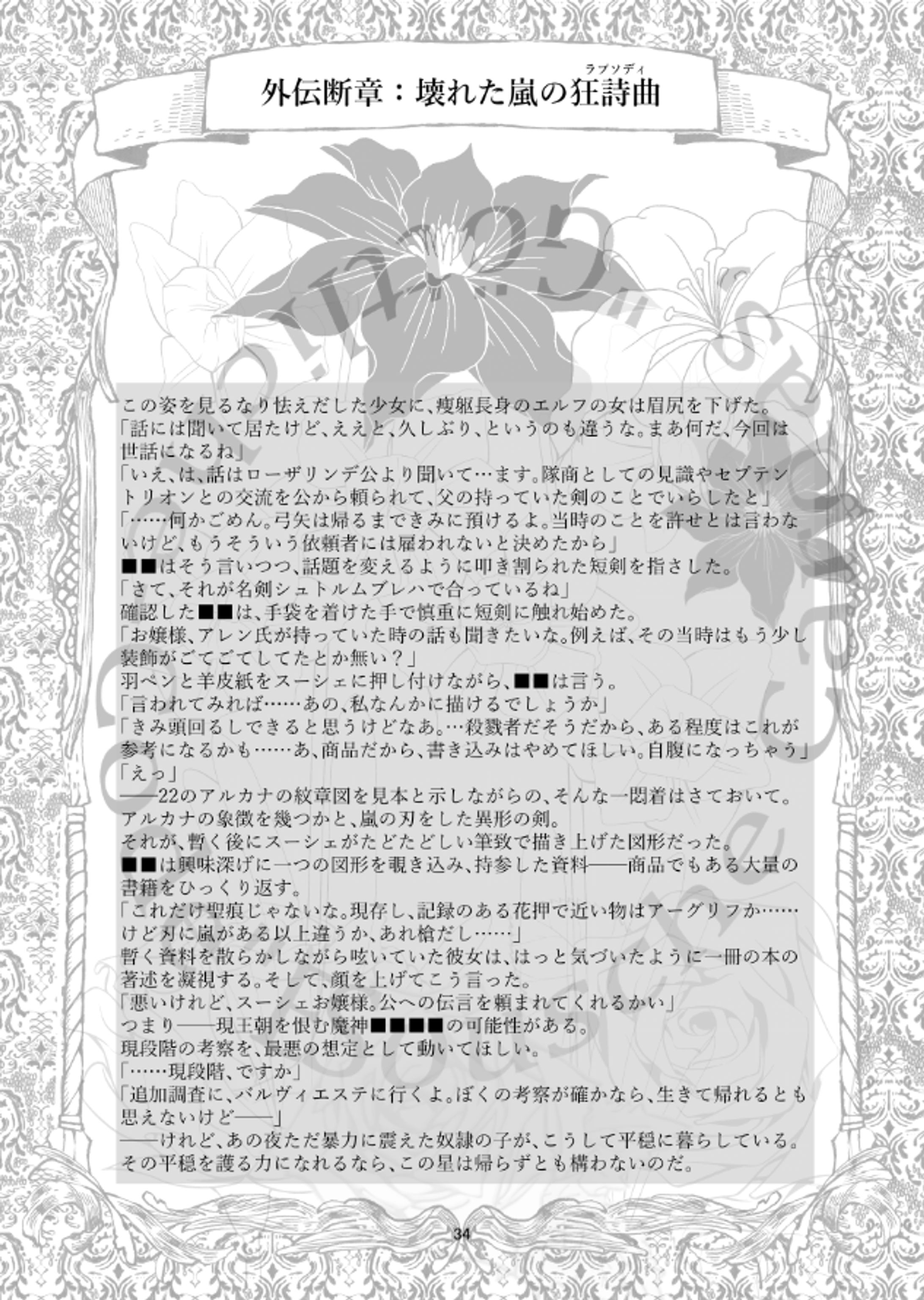 【SS】絶えざる戦歌、フォーゲルヴァイデ：外伝断章-1