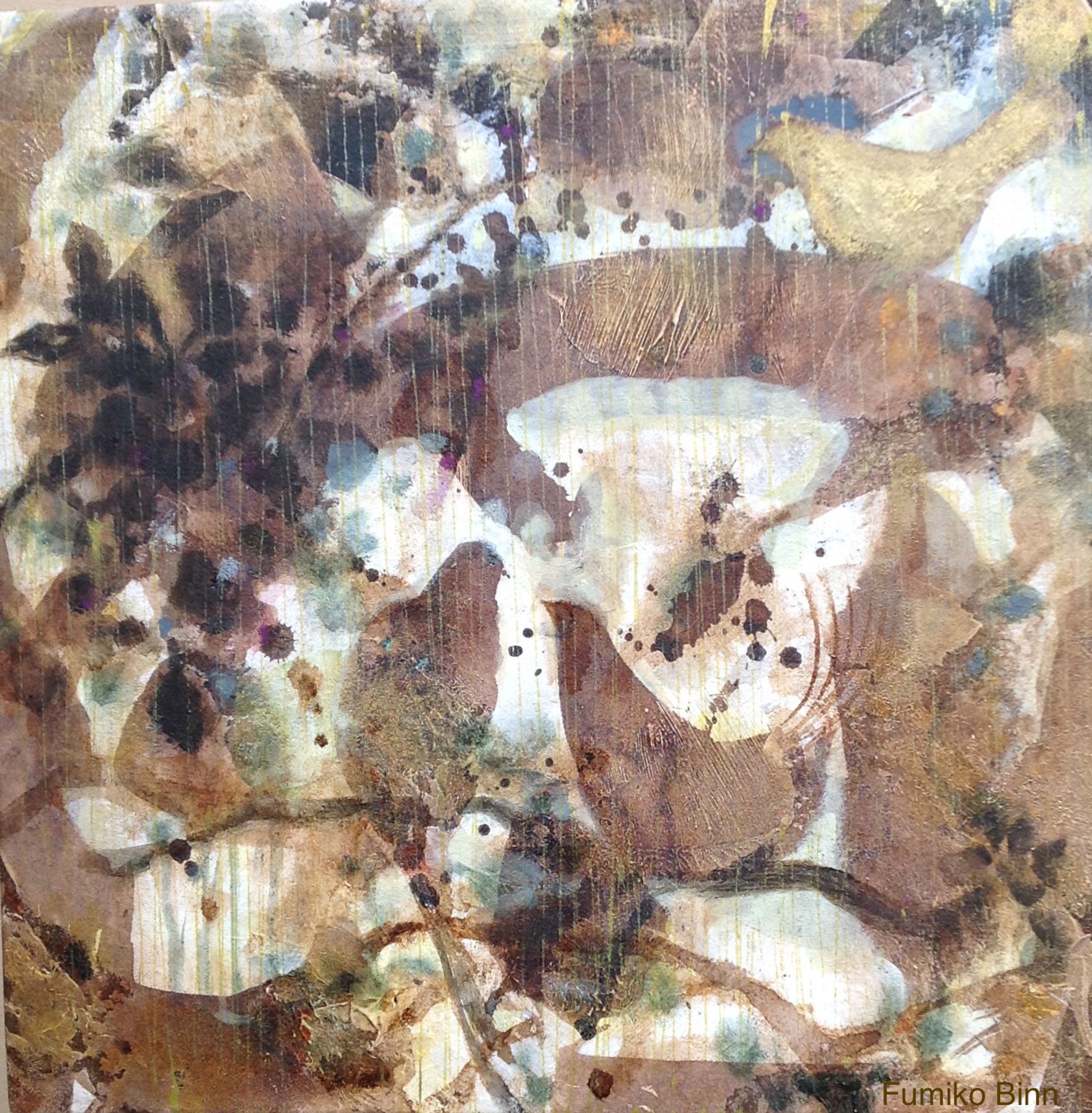 金の鳥の森〔Forest with golden birds〕-1