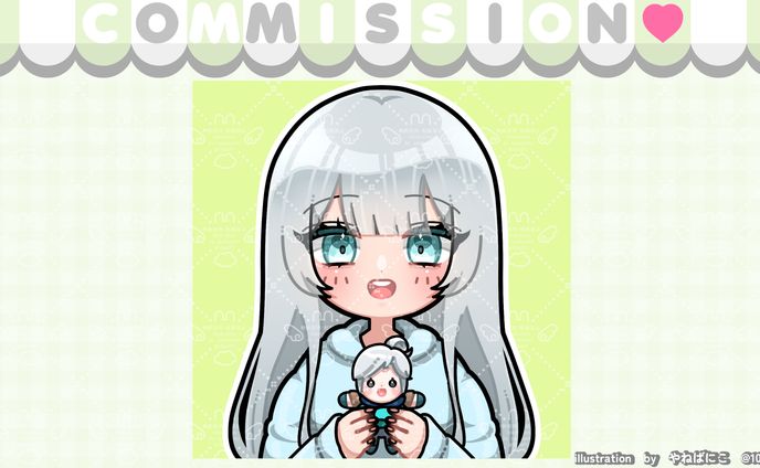 meity様SDイラストバストアップ