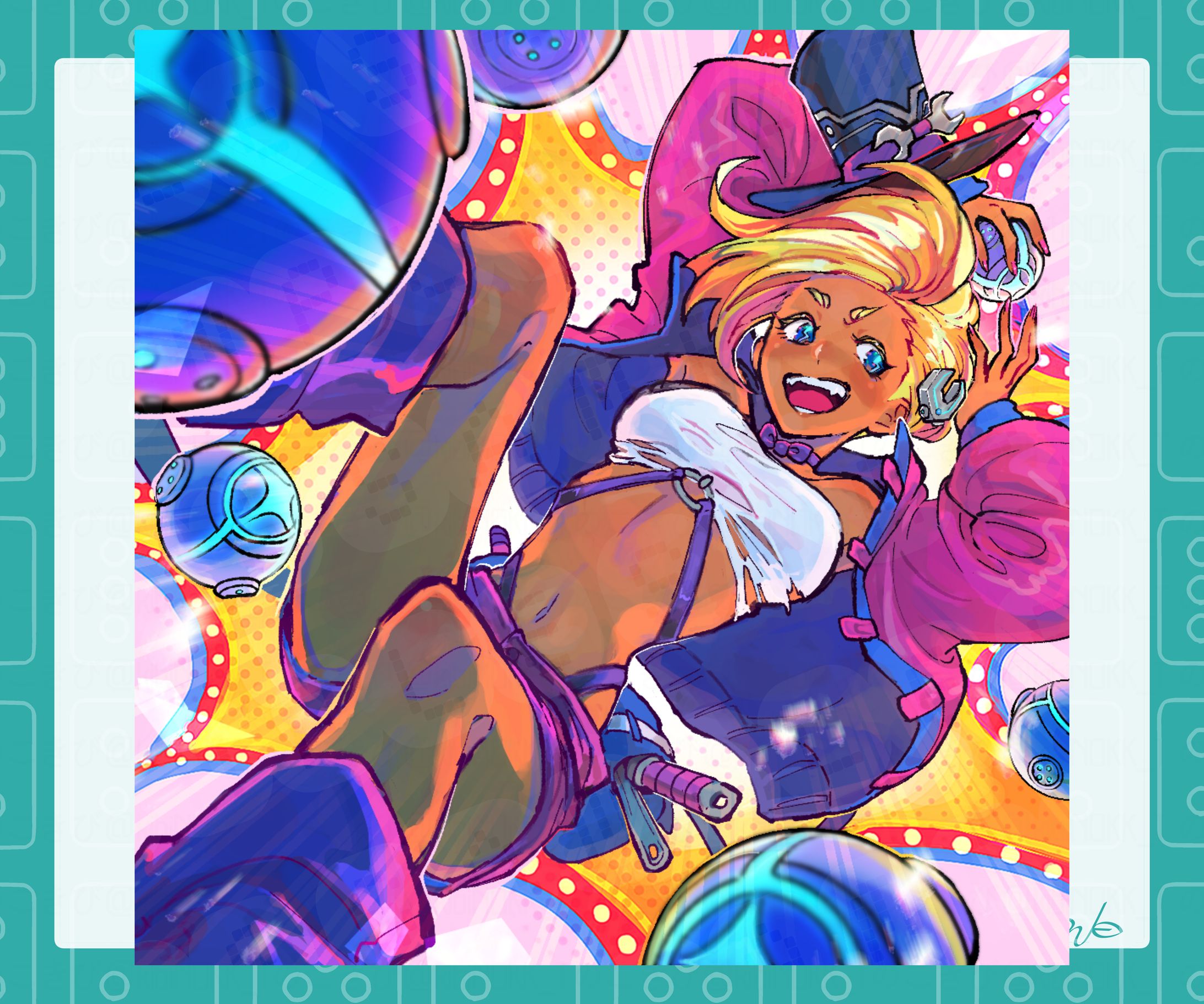 【自主制作】キャラクタ一枚絵-1