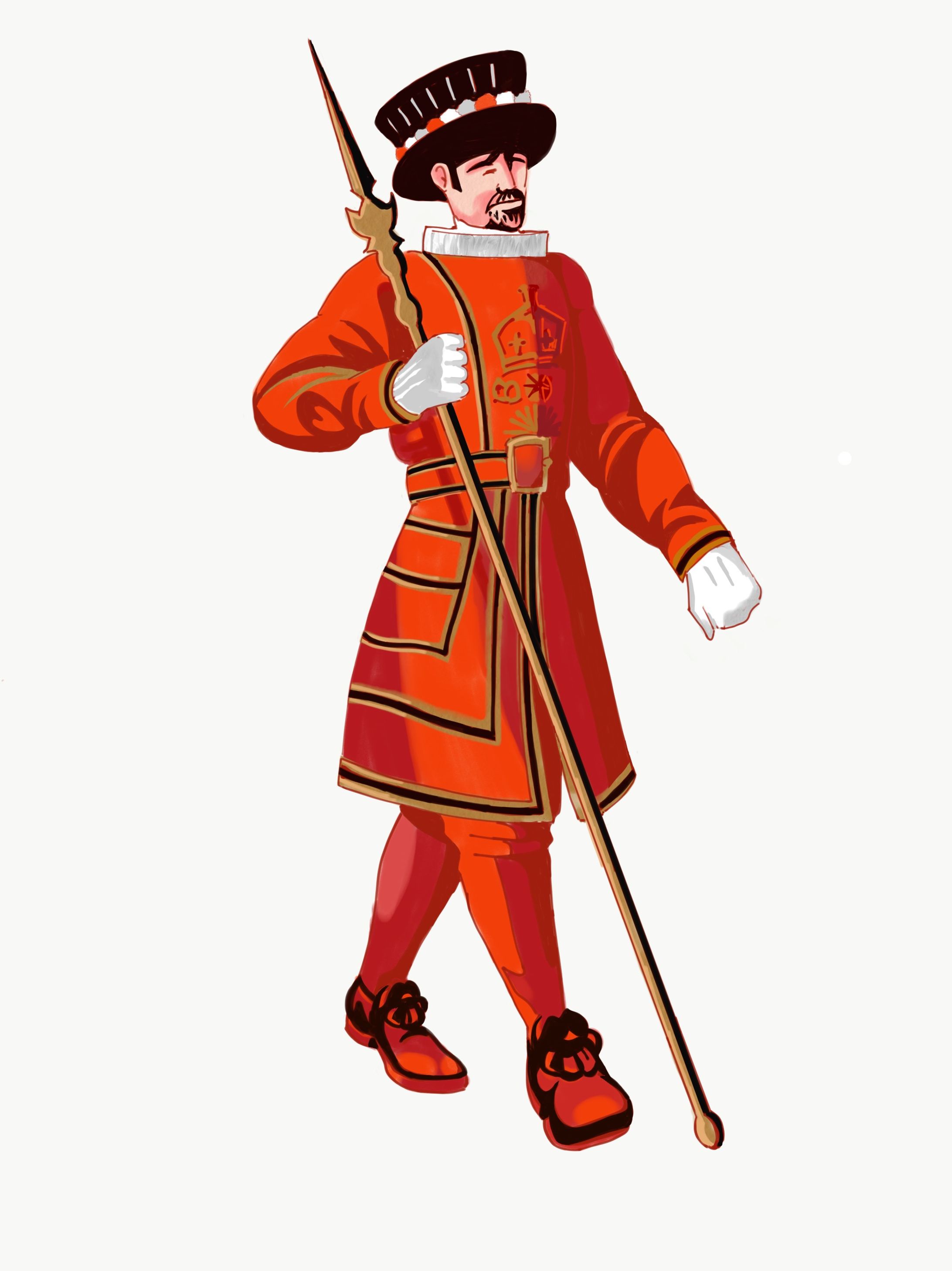 デジタルイラスト(ジン BEEFEATER)-1
