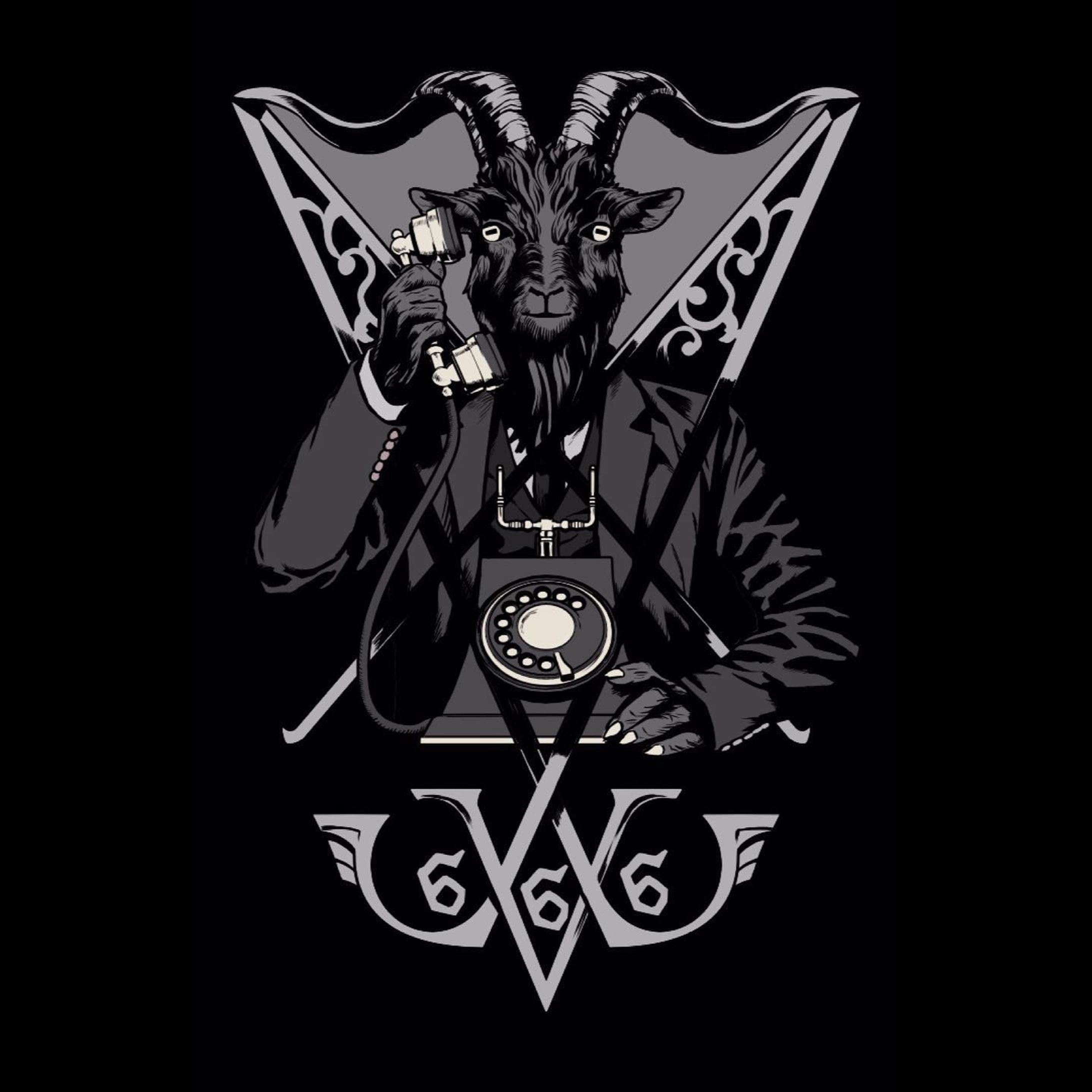 Dial 666 ... #illustration #dark #devil #myart-1
