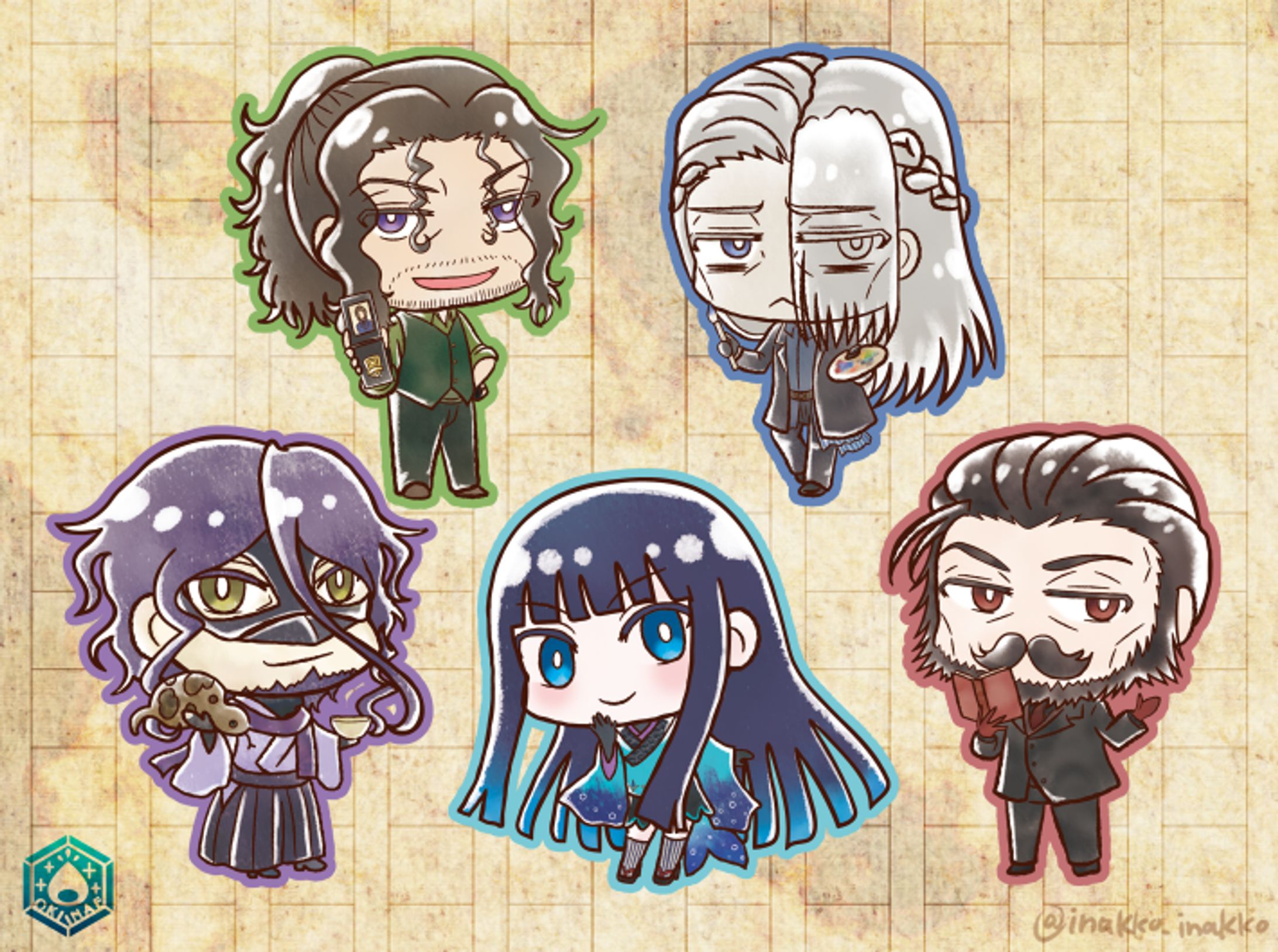 創作漫画「人魚姫一九七◯」SDキャライラスト-1