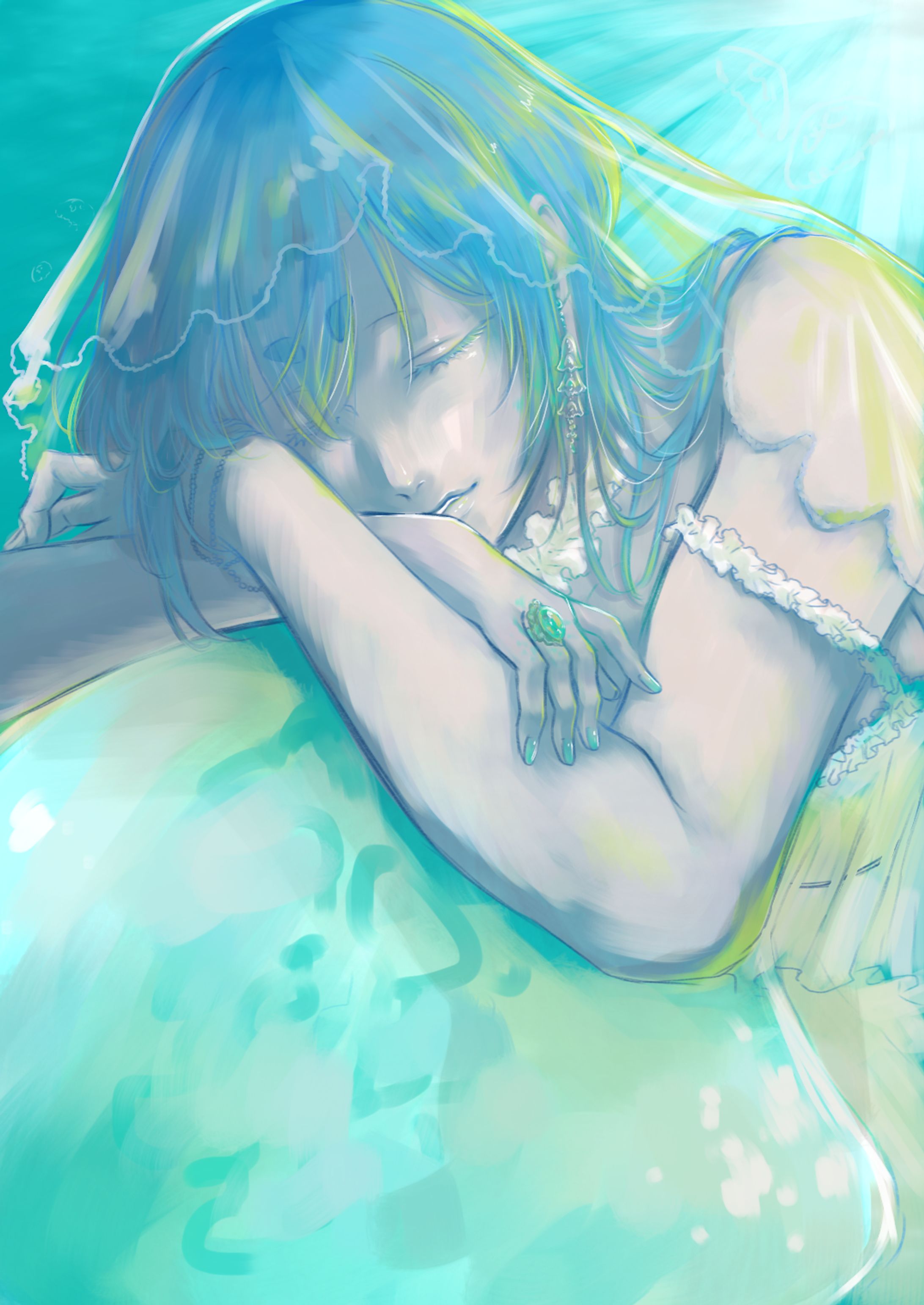 母水母 イラスト-1