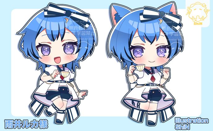 個人Vtuber様ご依頼ミニキャラ