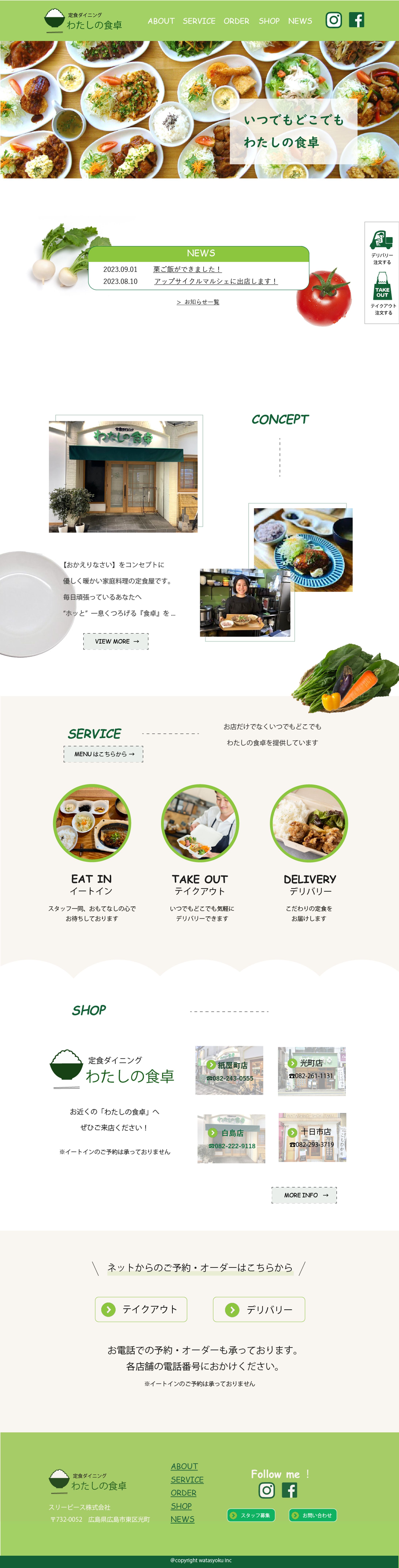 架空の食堂のサイト-1