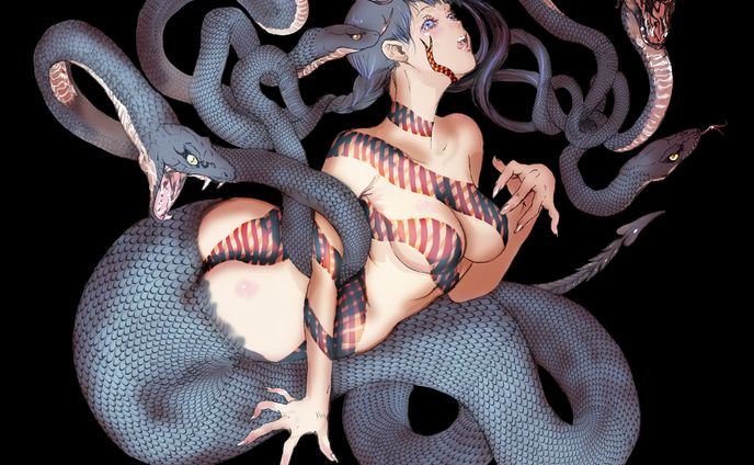 メデューサ（女性型モンスターデザイン）