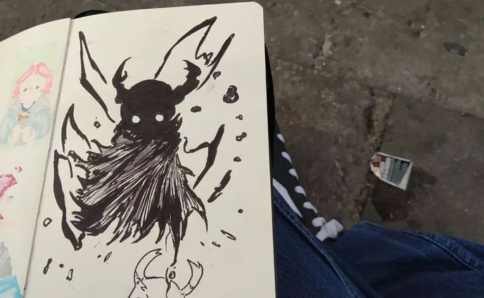 -Algunos dibujos que tenía de hollow knight en mi libreta :) 
-Some draws what I found in my sketchbook :) 
•
•
•
[Tags]
#sketch #sketchbook #sketching #sketches #sketchaday#draw #drawings#arte #arts #art🎨. #art #artwork #artist#hollowknight #hollowknightfanart #hollowknightart