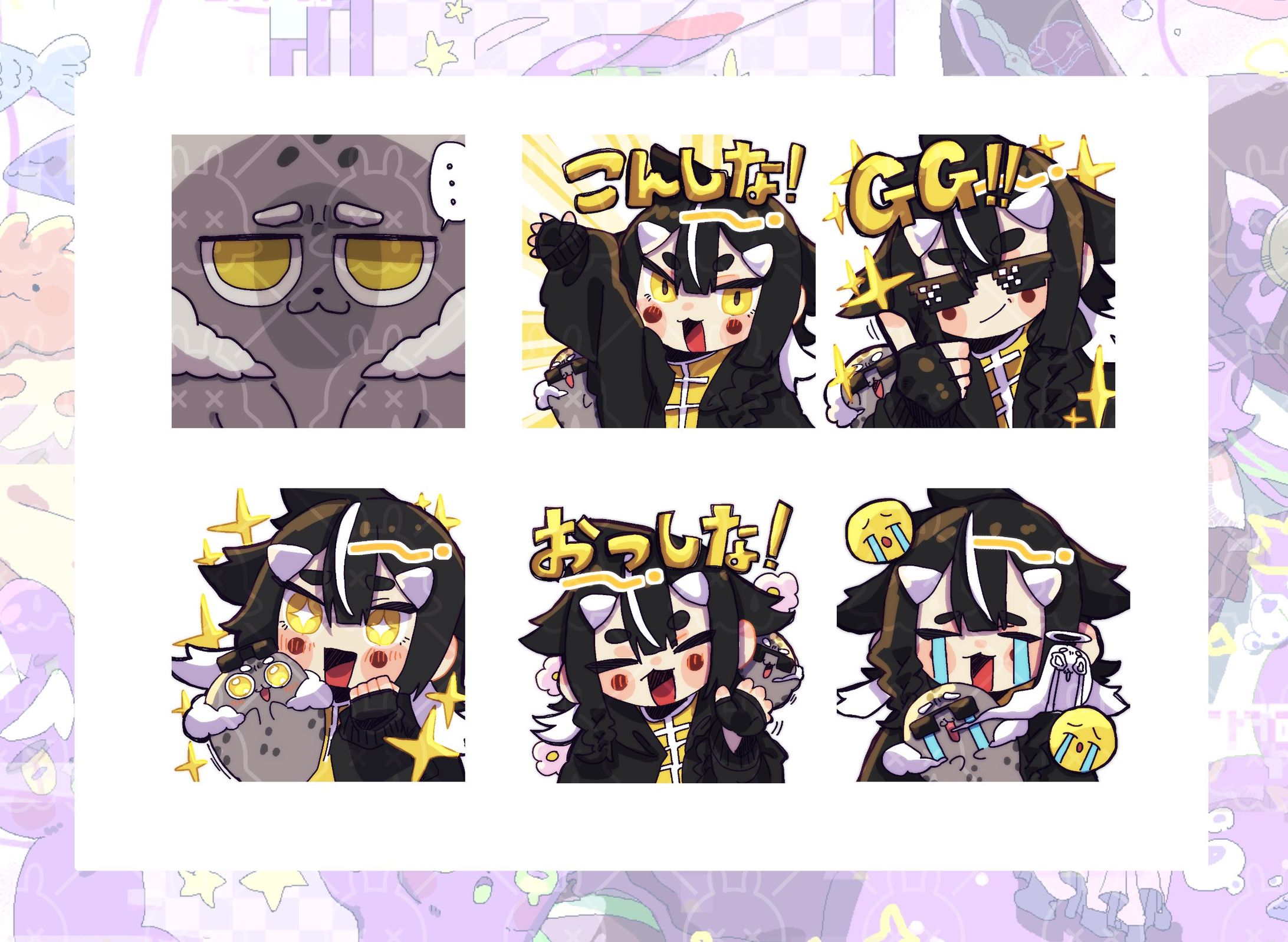 大科オーカくん　Twitch用スタンプ-1