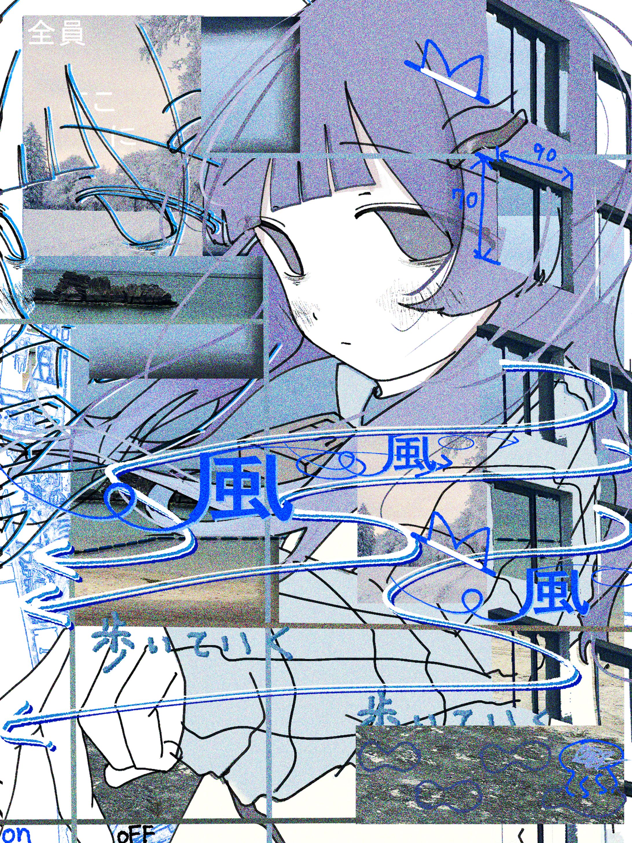 【ご依頼】newfn様_丹下風ちゃん紹介イラスト-1