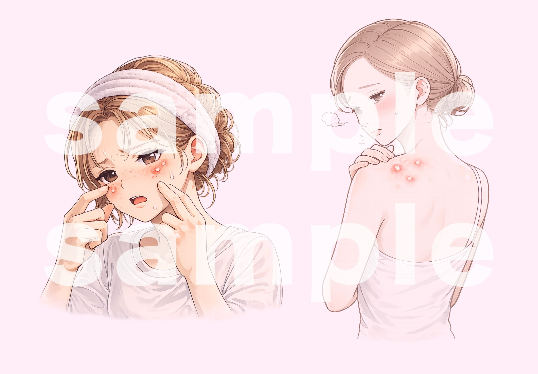 美容医療施術イメージイラスト制作-1