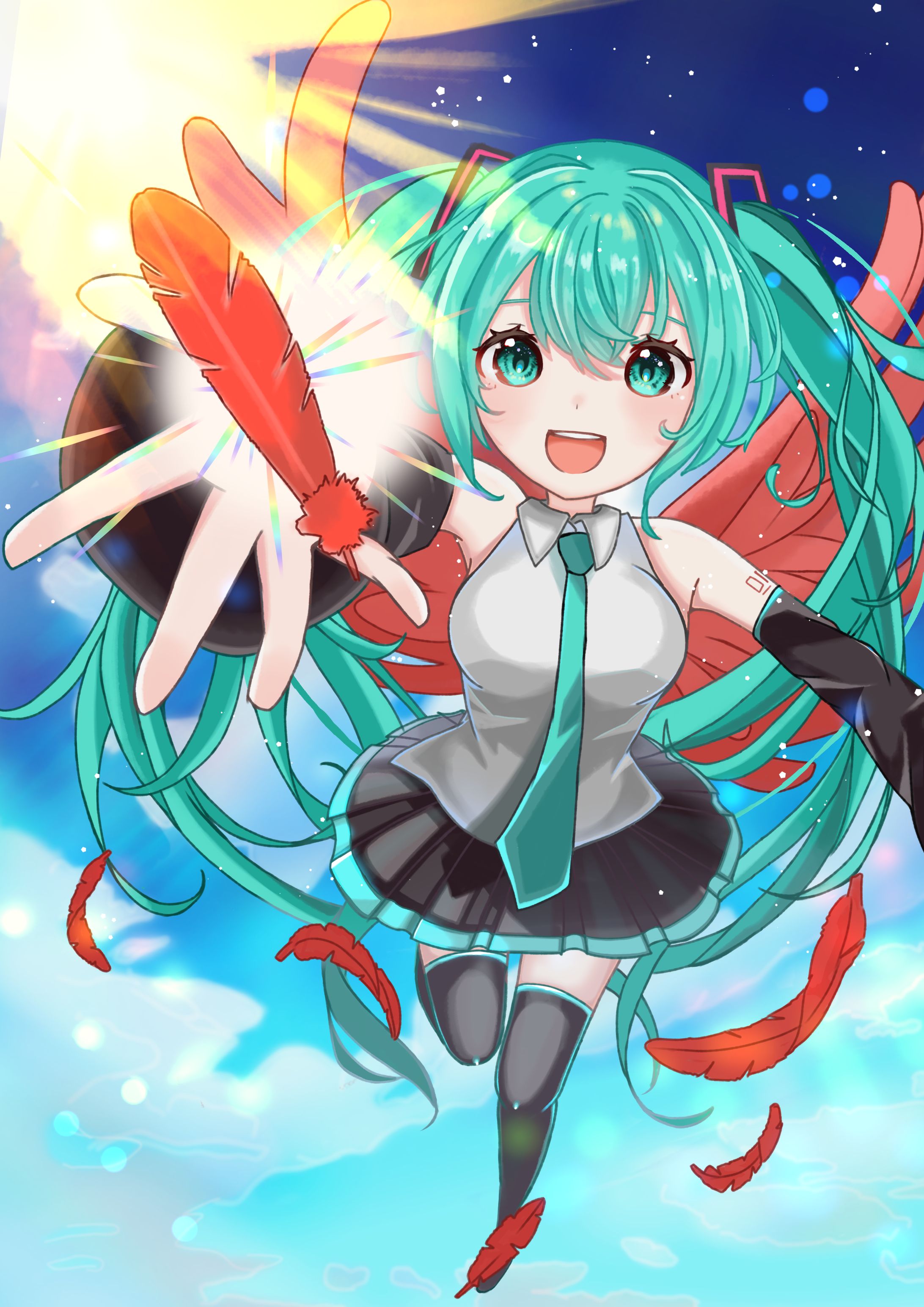 初音ミク 赤い羽根共同募金