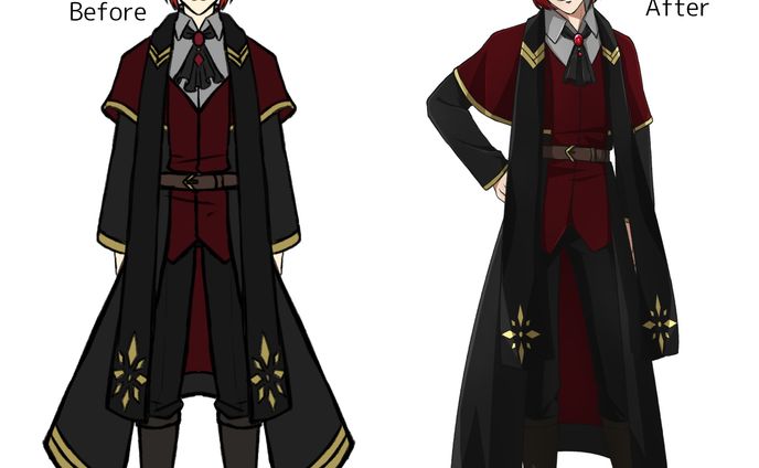 太陽系惑星擬人化ビフォーアフター