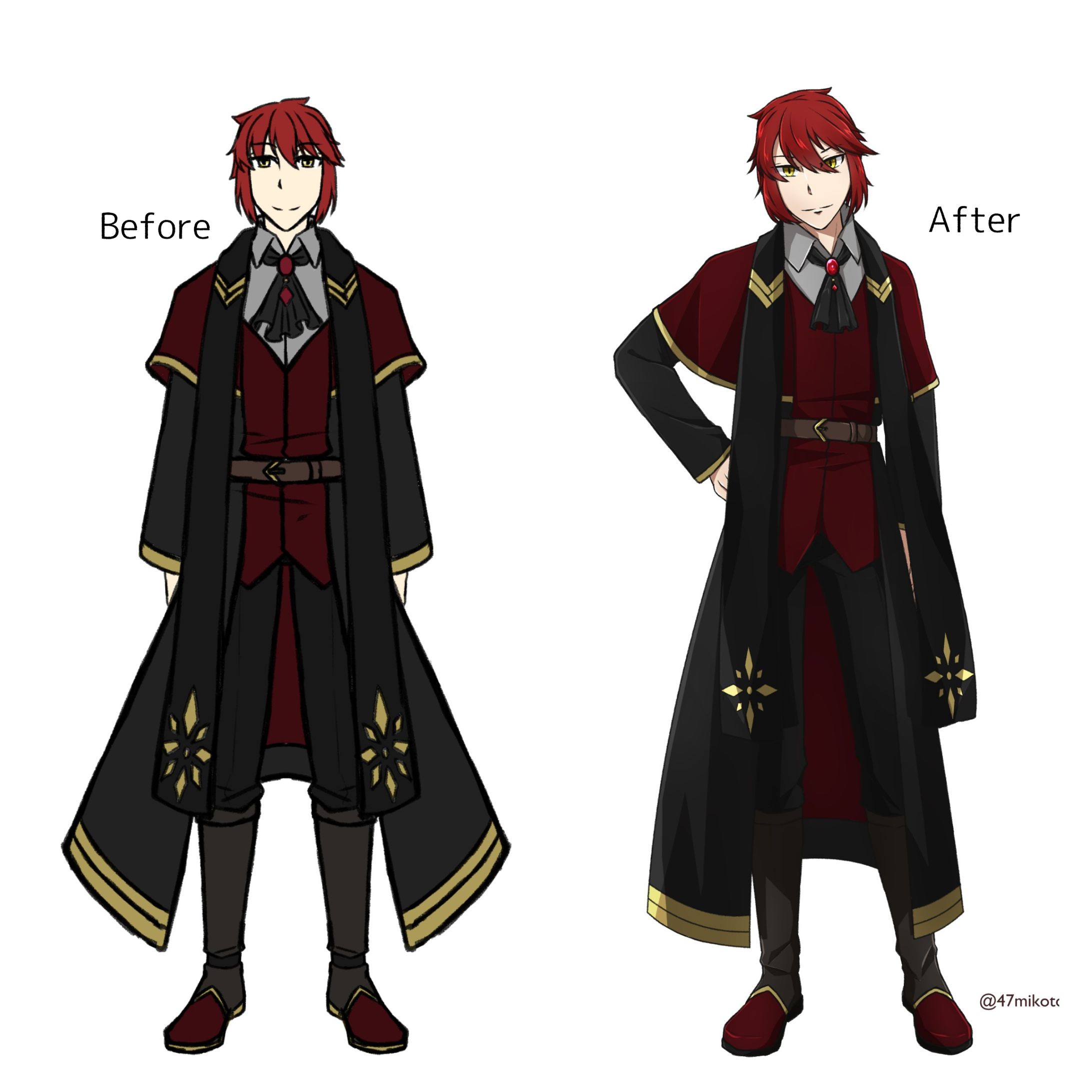 太陽系惑星擬人化ビフォーアフター-1