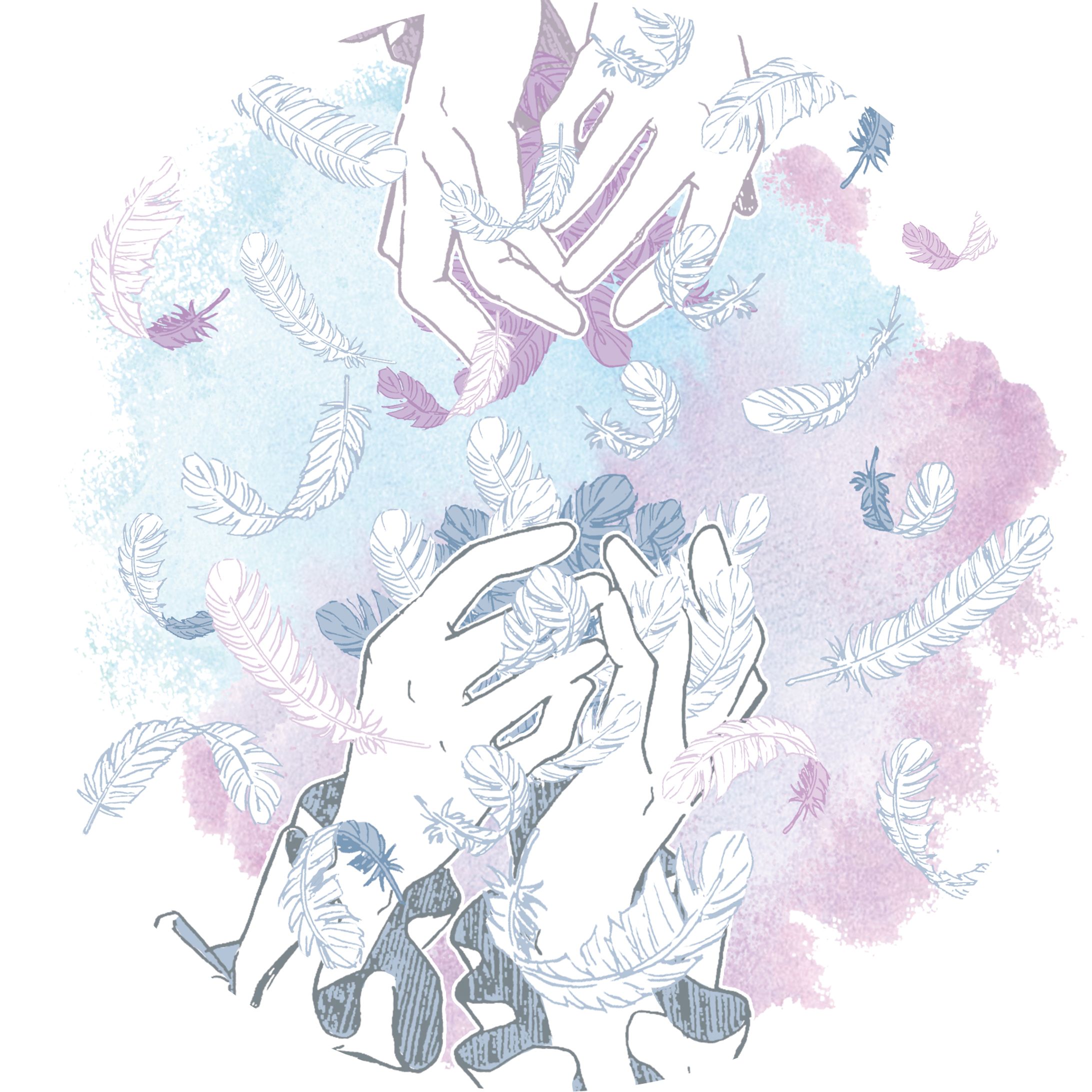 【イラスト】羽のような優しさで-1