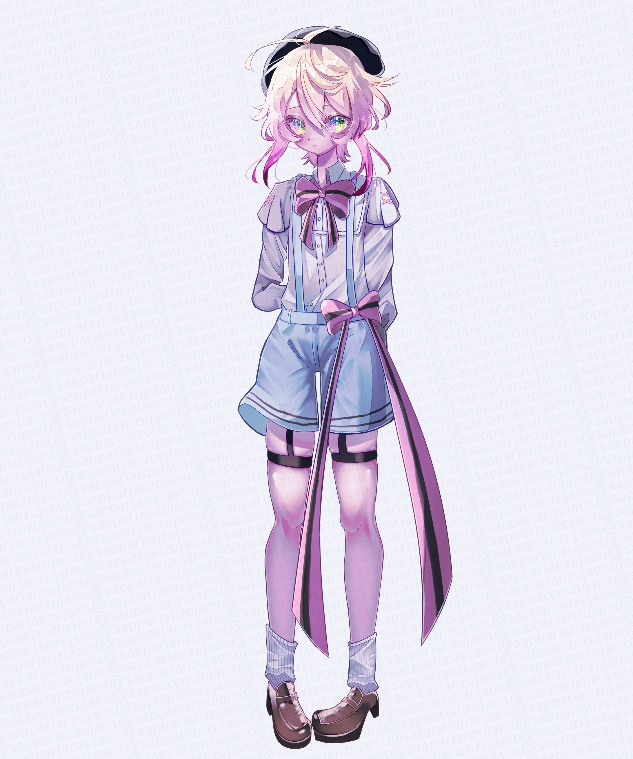 【イラスト制作】自作UTAU音源立ち絵イラスト-1