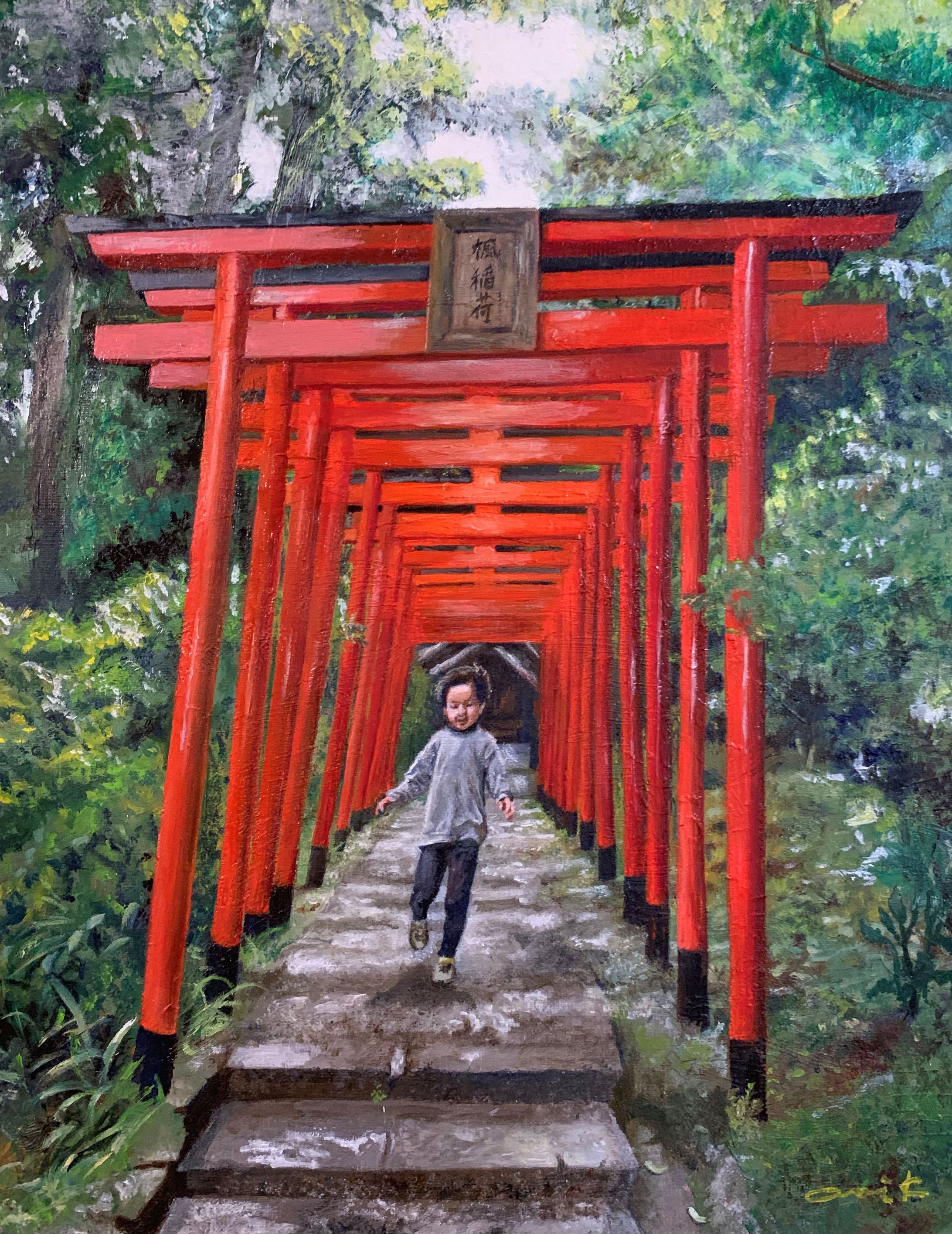 近所の鳥居-1