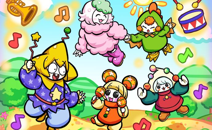 Pixivリクエストより：擬人化キャラデザ