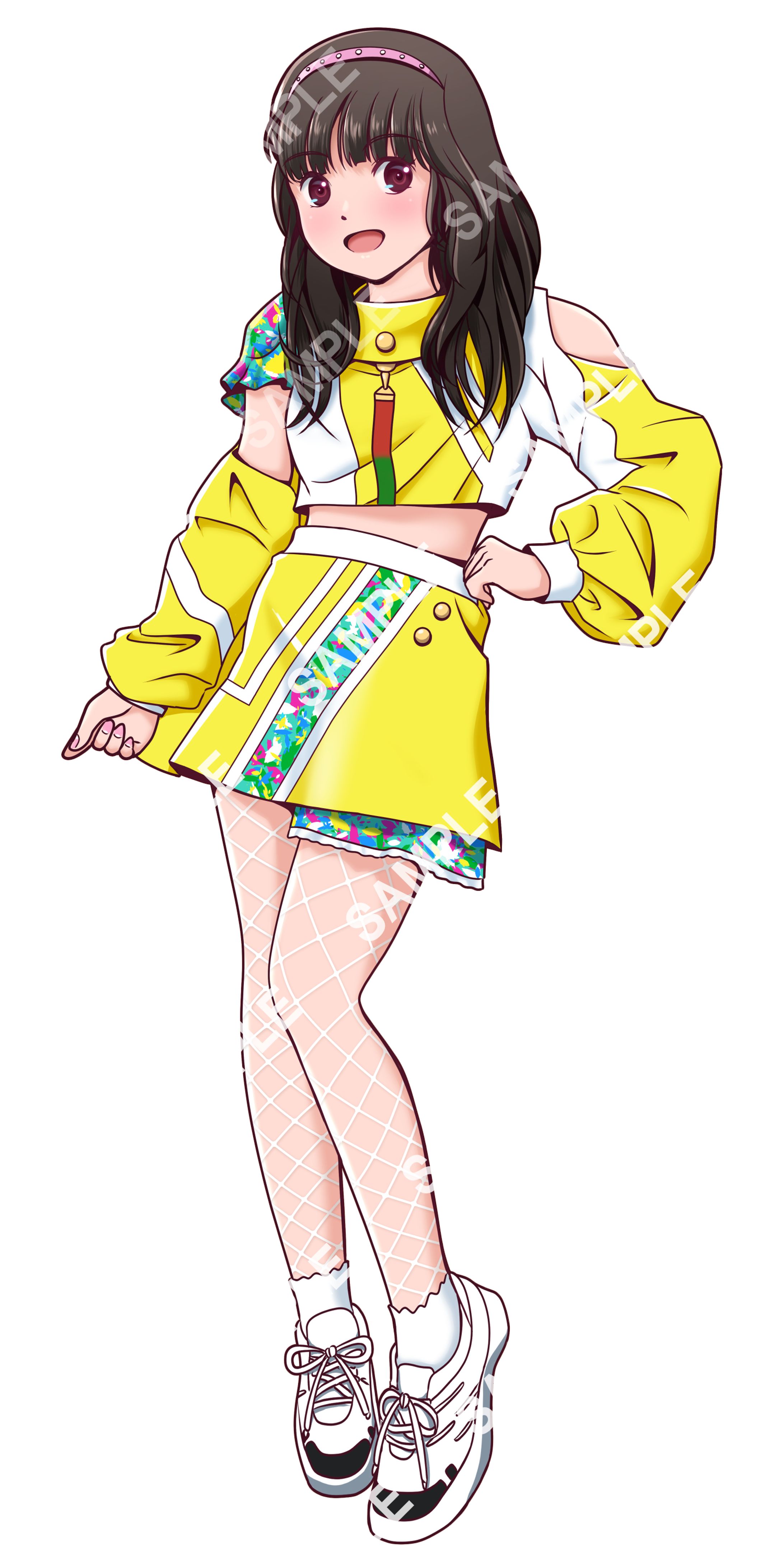 推しアイドルのアクリルスタンド制作用イラストのご依頼-1