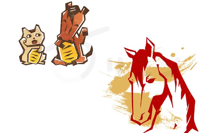 年賀状イラスト(シニア)