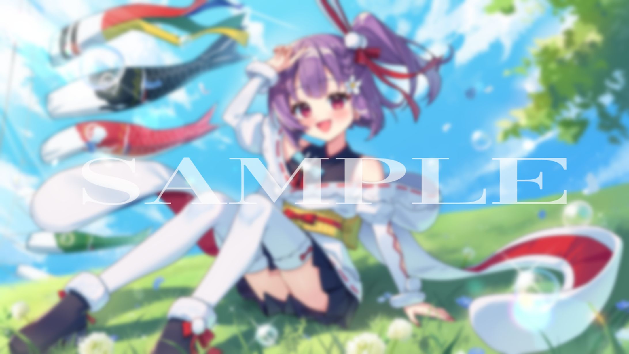 Spiral Stairs Studio株式会社様　Spiral Stairs Studio所属 天神子兎音様　5月メンバーシップ限定壁紙イラスト-1