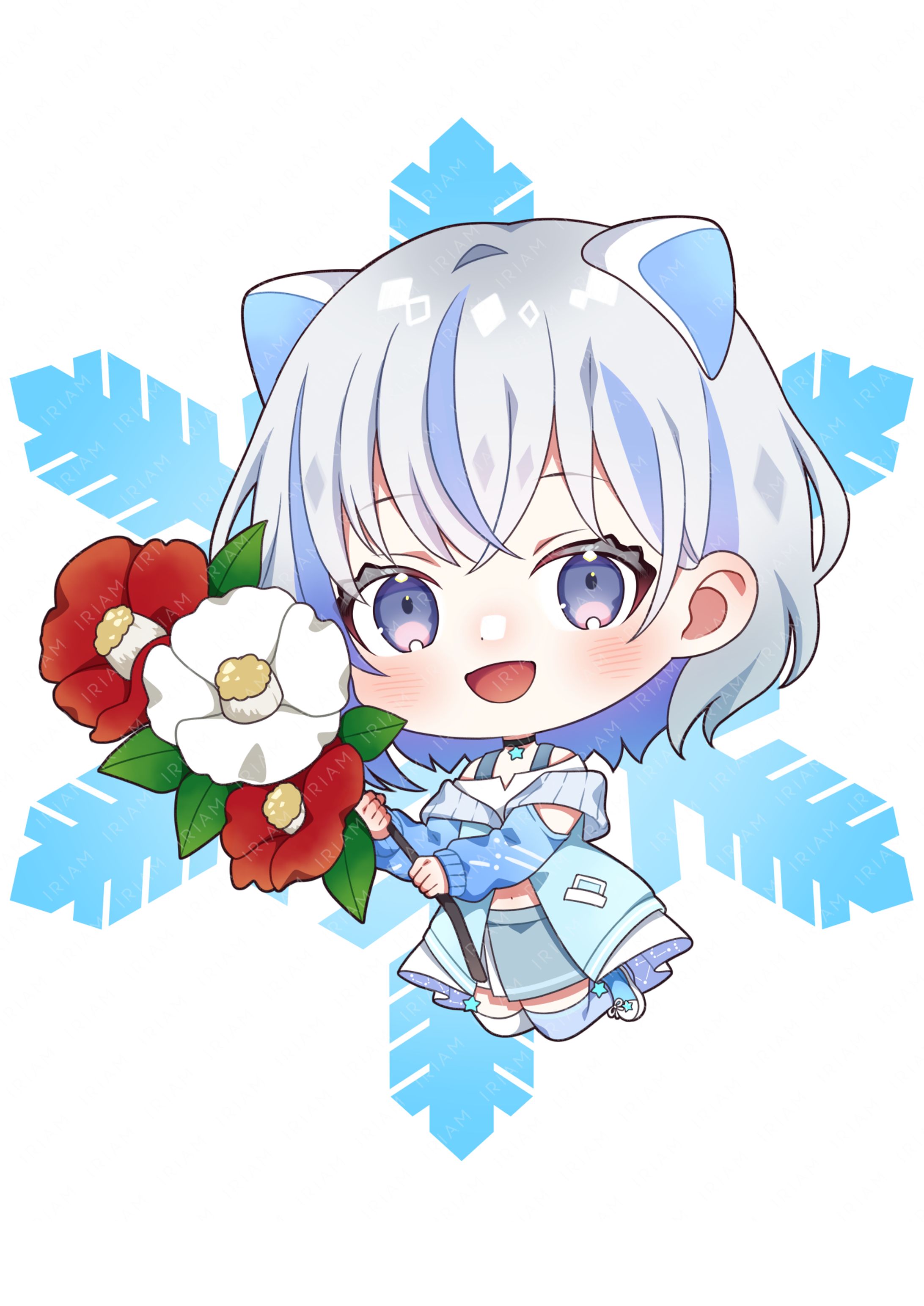 【IRIAM】イベント用ミニキャライラスト-1