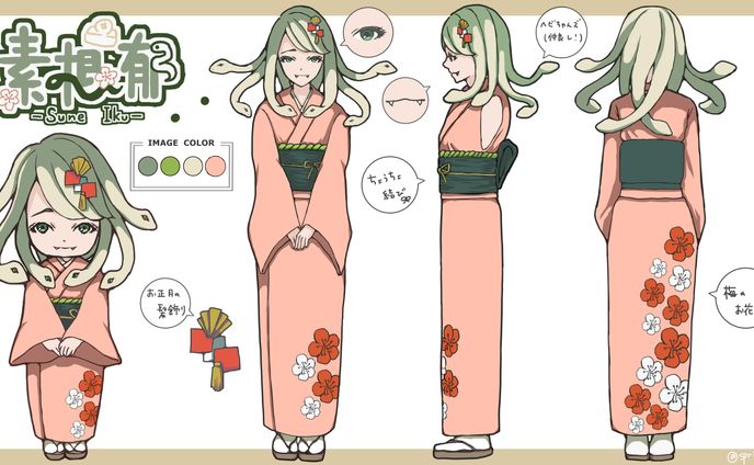 キャラクターデザイン（素根　郁）