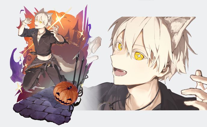 キャラデザ、ショート
