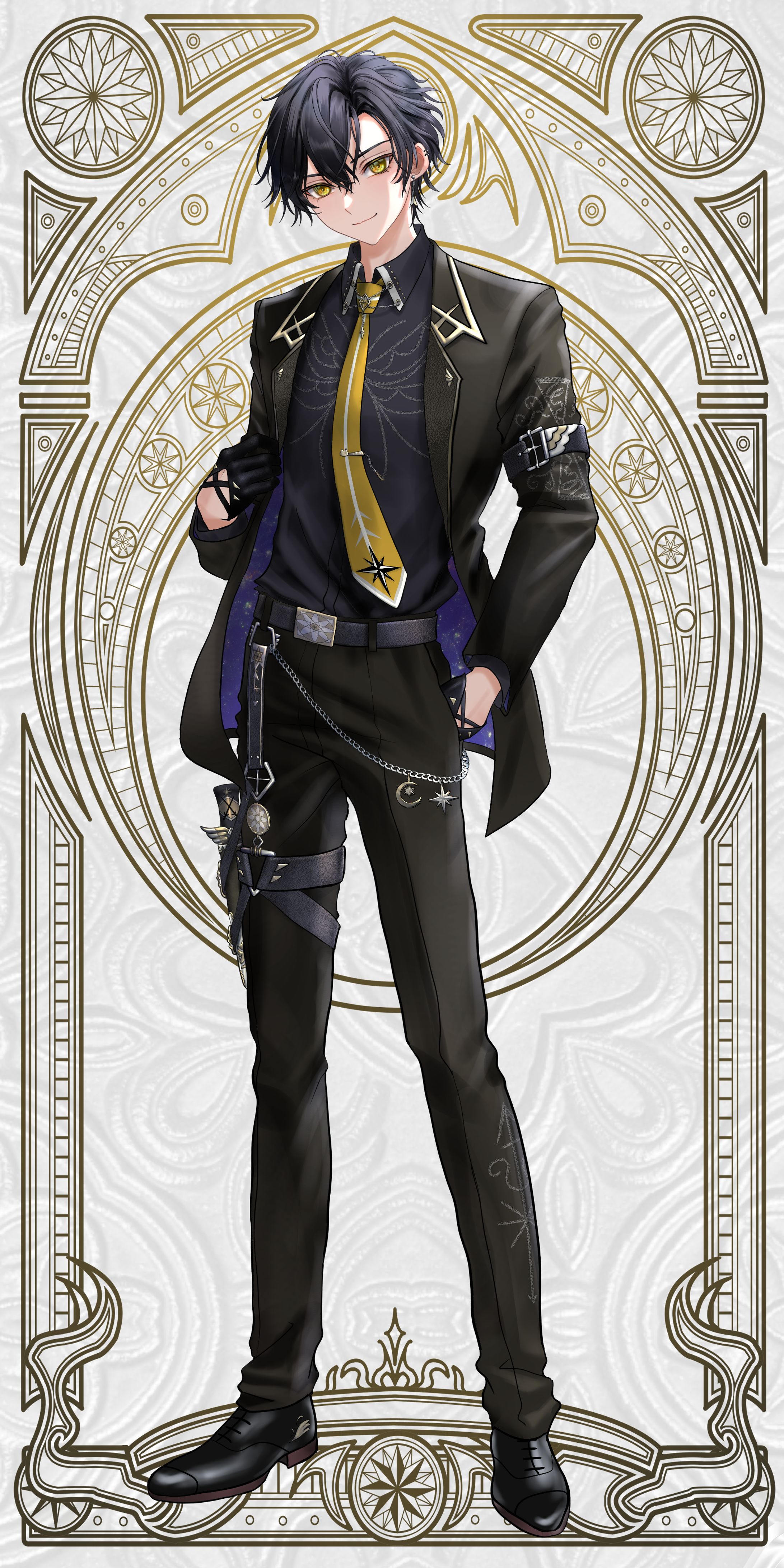 【仕事絵】ミツナリ様立ち絵(等身・差分・SD)-1