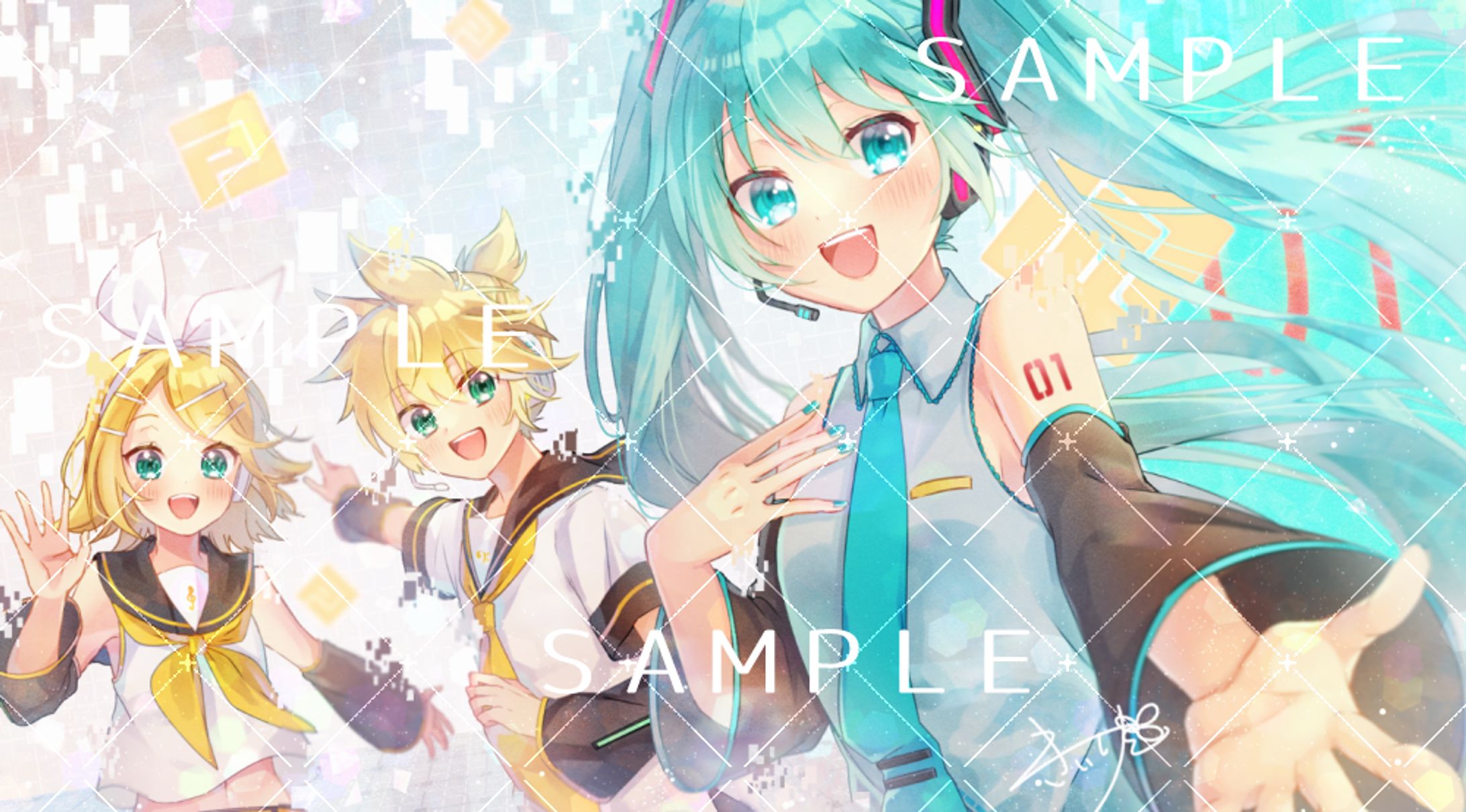 【版権】初音ミク 鏡音リン 鏡音レン-1