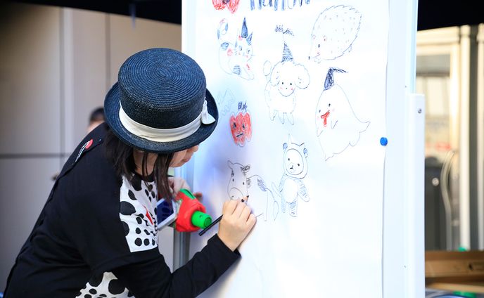 2018年10月：イベント『ライブペイント＠ほんろじ』（ライブペイント）（ジュンク堂名古屋ロフト店）