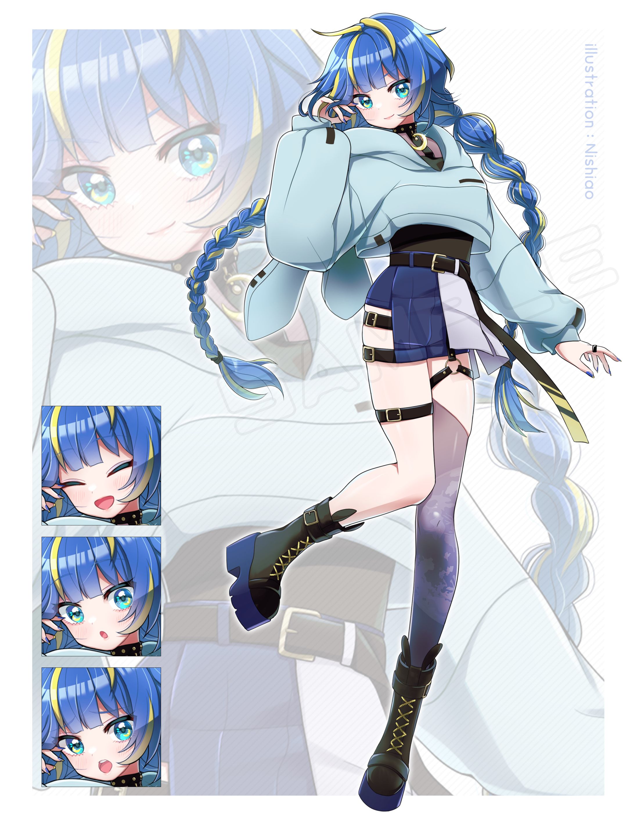 『雪見月みら』キャラクターデザイン-1