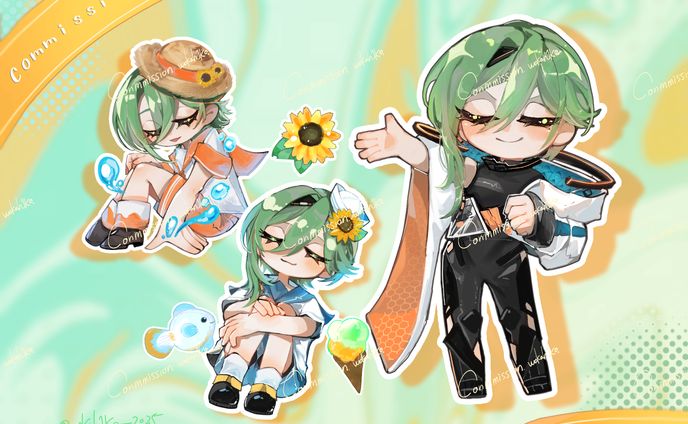 ✦commission 憶多様グッズ用イラスト