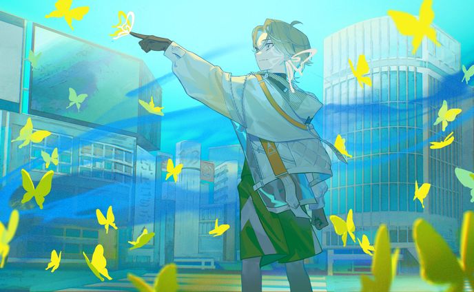 イラスト、アニメーション、mvイラスト