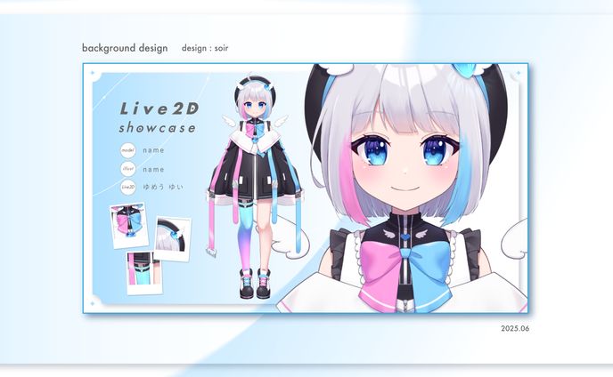 [background design] ゆめう ゆい様 / 25.06