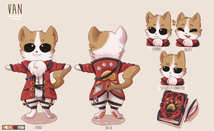 Van, Original Character Sheet