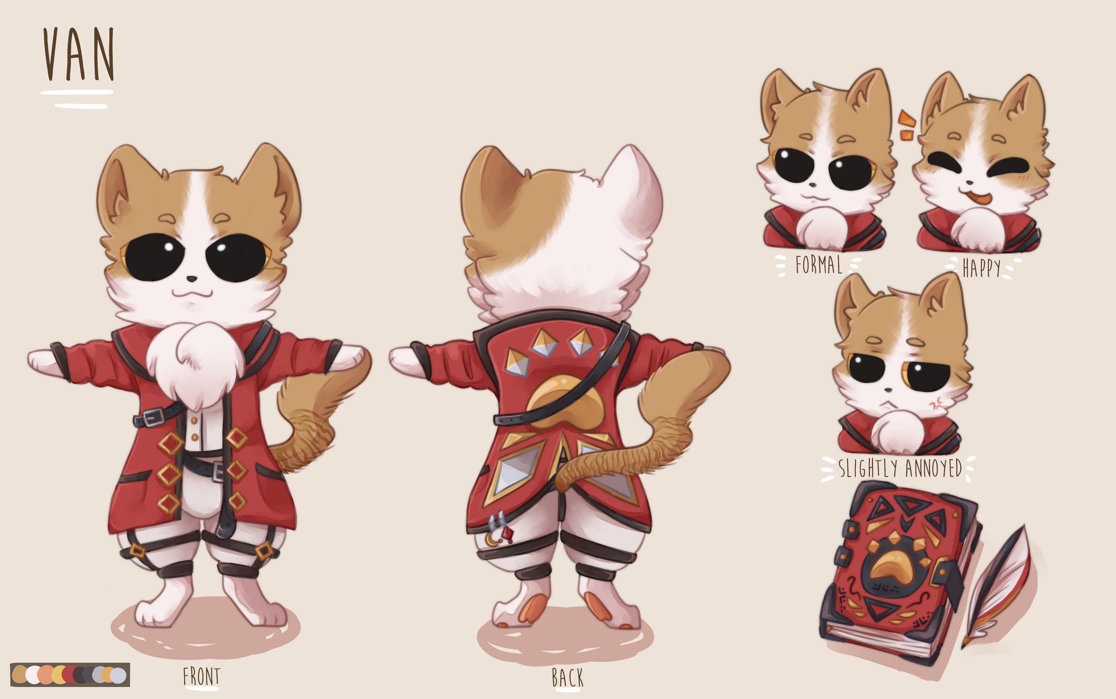 Van, Original Character Sheet-1