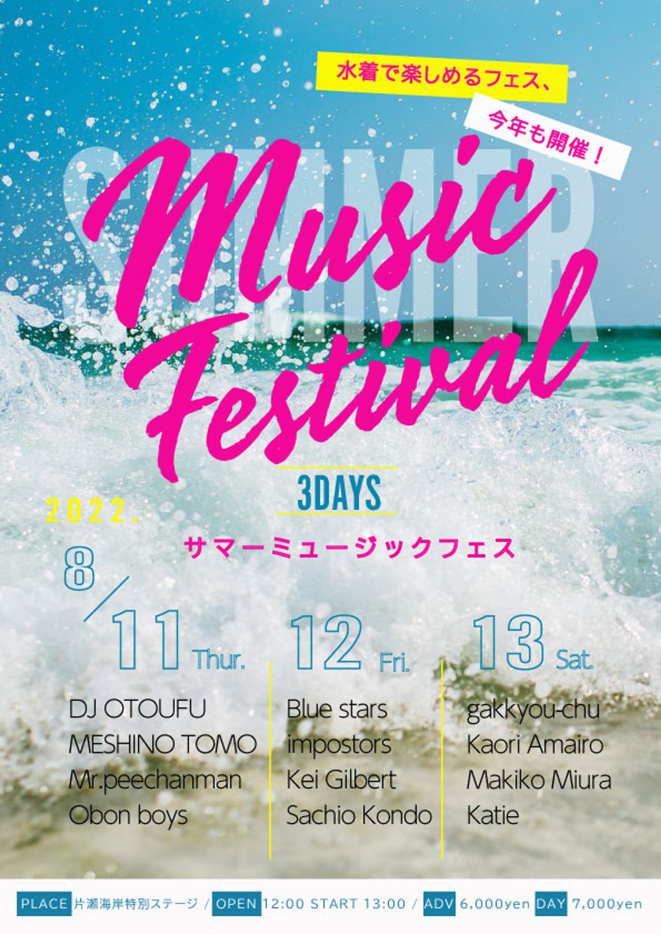 サマーミュージックフェス　フライヤー-1