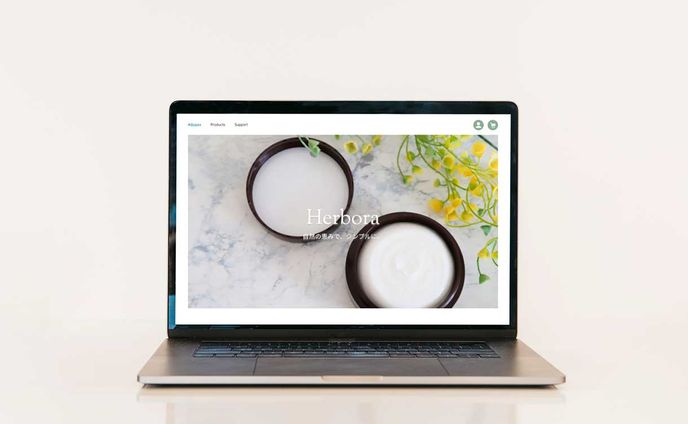 化粧品販売　コーポレートサイト