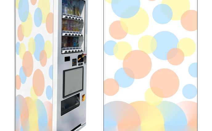自販機の側面のデザイン案