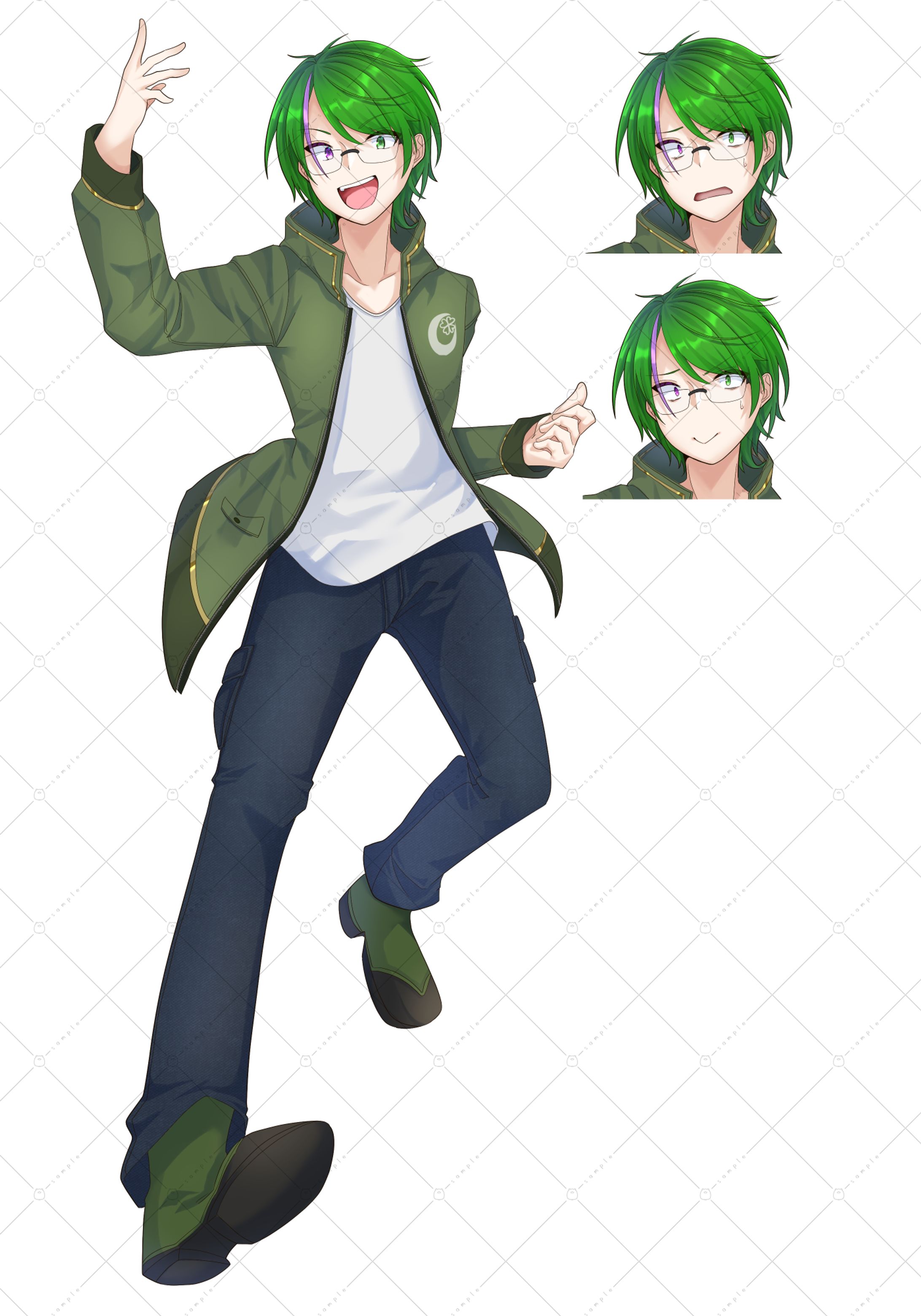 道端クローバー様　立ち絵-1