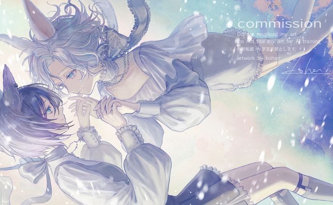 【work】空想庭園様 「垂直落下」cover動画イラスト