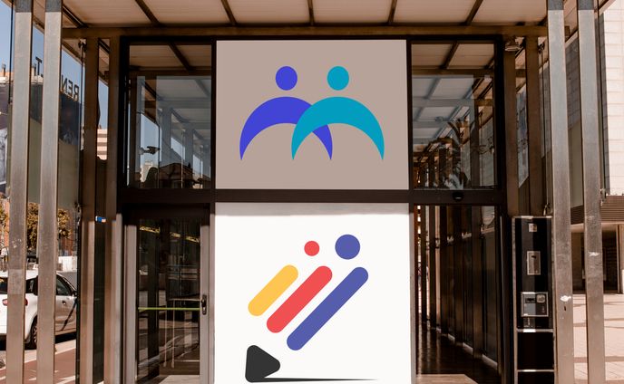 スクール、企業ロゴ