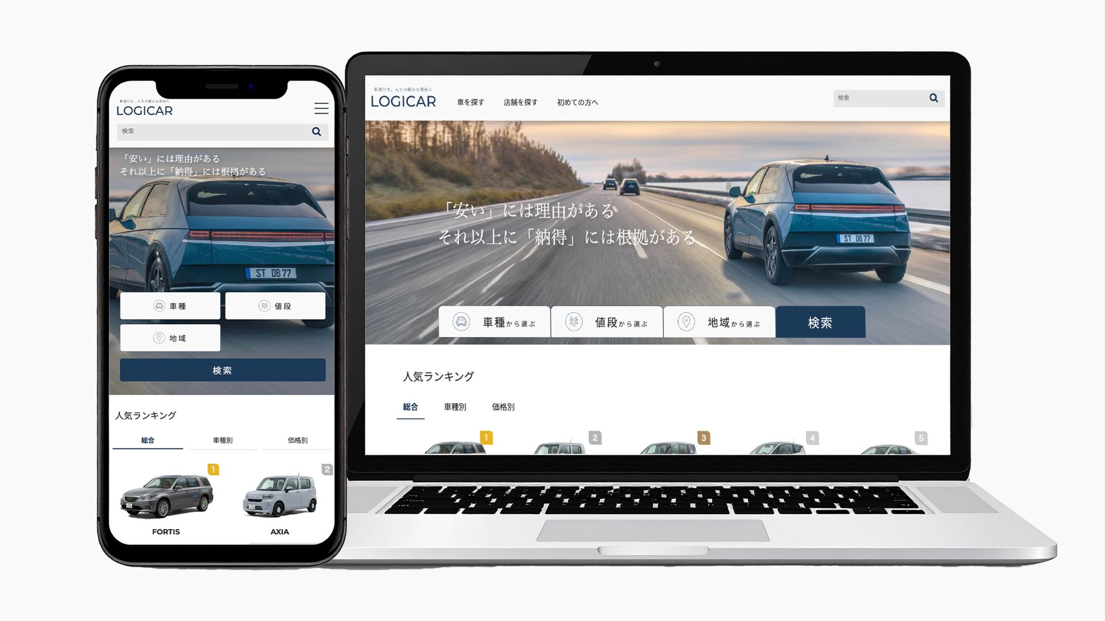 【AIでお題作成】中古車販売店のEC サイト「LOGICAR」-1