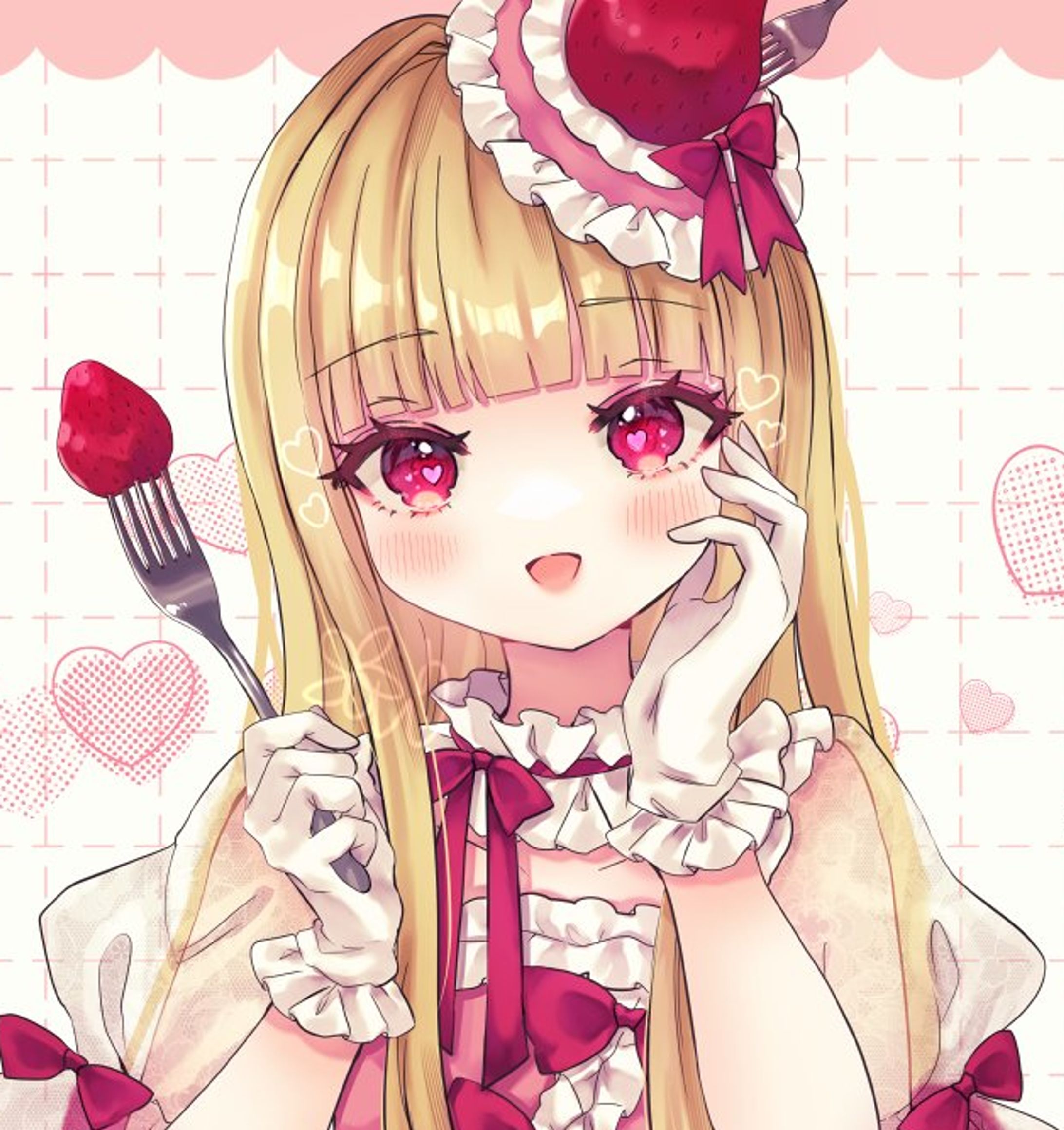 ショートケーキの女の子-1